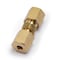 Ironwerks Designs 3/8" OD Compression Brass Hose Fitting, 5PK BCU.3-8.5 - alternate 1